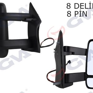 DIŞ DİKİZ AYNASI SAĞ DUCATO-BOXER-JUMPER 06 ELEKTRİKLİ ISITMALI SİNYALLİ UZUN KOL KONVEKS 8 FİŞ VM-6203NEHR 8153.W3-1635685780-735661846