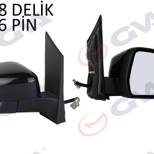 DIŞ DİKİZ AYNASI SAĞ FOCUS II 08 11 ELEKTRİKLİ ISITMALI SİNYALLİ ASFERİK 6 FİŞ VM-6304EHAR 8M5117682AD-8M5117682AF