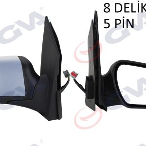 DIŞ DİKİZ AYNASI SAĞ FIESTA 05 08 ELEKTRİKLİ ISITMALI ASTARLI KONVEKS 5 FİŞ VM-6312EHPR 6S6117682AE-1444260