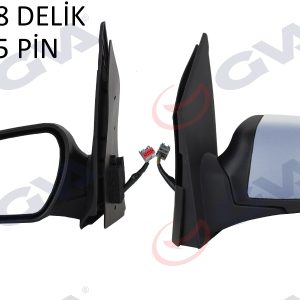 DIŞ DİKİZ AYNASI SOL FIESTA 06 08 ELEKTRİKLİ ISITMALI ASTARLI KONVEKS 5 FİŞ VM-6312EHPL 6S61 17683 AE-1444264
