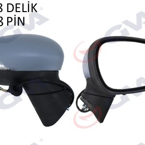 DIŞ DİKİZ AYNASI SAĞ FIESTA 08 ELEKTRİKLİ ISITMALI KATLANIR SİNYALLİ 8 FİŞ VM-6313EBR CIBB17682DB-1542155-1753802