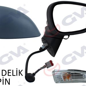 DIŞ DİKİZ AYNASI SAĞ FIESTA 12 ELEKTRİKLİ ISITMALI KATLANIR SİNYALLİ ASTARLI ASFERİK 10 FİŞ VM-6326NEBAR 1748313 C1BB17682GA-1594546-1542155-1671414
