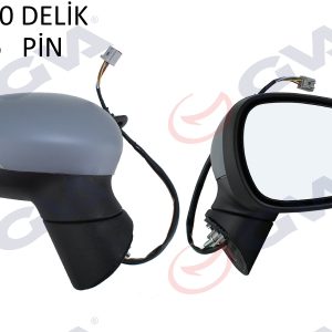 DIŞ DİKİZ AYNASI SAĞ FIESTA 12 17 ELEKTRİKLİ ISITMALI SİNYALLİ ASTARLI ASFERİK 6 FİŞ VM-6326EHPAR C1BB17682DD-1799161