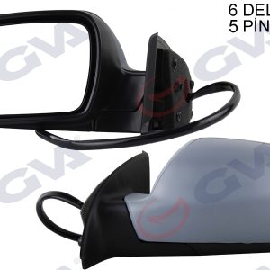DIŞ DİKİZ AYNASI SOL 307 02 ELEKTRİKLİ ISITMALI ASTARLI ASFERİK 5 FİŞ VM-207EHPAL
