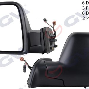 DIŞ DİKİZ AYNASI SOL BERLINGO-PARTNER 08 ELEKTRİKLİ ISITMALI SENSÖRLÜ KONVEKS VM-6118EHL 8153.TP