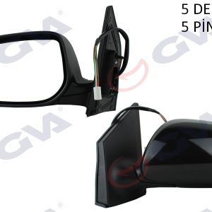 DIŞ DİKİZ AYNASI SOL COROLLA 08 ELEKTRİKLİ ISITMALI ASTARLI KONVEKS 5 FİŞ VM-6263NEHPL