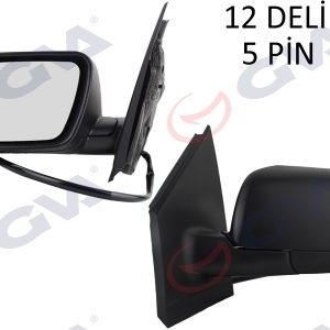 DIŞ DİKİZ AYNASI SOL POLO 02 ELEKTRİKLİ ISITMALI ASFERİK 5 FİŞ VM-194EHAL 6Q1857507G01C