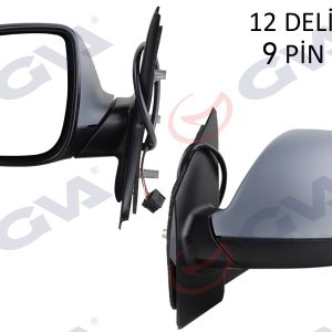 DIŞ DİKİZ AYNASI SOL TRANSPORTER T7 15 ELEKTRİKLİ ISITMALI KATLANIR RADIO ANTENLİ ASTARLI ASFERİK VM-6373EBPAL 7E1857407AA-GRU