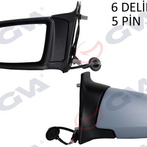 DIŞ DİKİZ AYNASI SOL ZAFIRA A 99 ELEKTRİKLİ ISITMALI ASTARLI ASFERİK 5 FİŞ VM-169EHPL 6207077 6428105-6428749-6428755