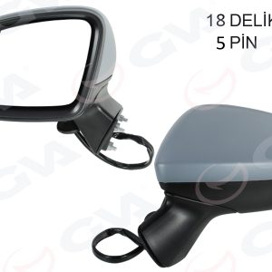 DIŞ DİKİZ AYNASI SOL CRUZE 17- -ASTRA K 15-22 ASTARLI ASFERİK 13453478-13396541-13396526