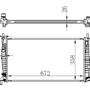 MOTOR SU RADYATORU FOCUS II FOCUS II C MAX 1.6TDCI 2.0TDCI 1.6 1.8 04 08 C MAX 2.0 16V 1.6TDCI 07 MAZDA 3 1.4 1.6 03 09 VOLVO C30 C70 S40 V50 1.6D