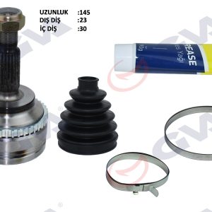 AKS KAFASI DIŞ ÖN CLIO II 98-05 KANGOO 98-08 1.5DCI ABS Lİ 44DİŞ KALIN FREZE 23x30x57.5 145mm 8200535800-8200535798-8200236110