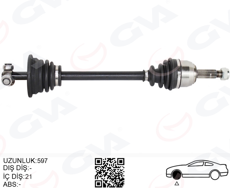 ÖN AKS SOL RENAULT EXPRESS F40.G40 1.9 D 85-98