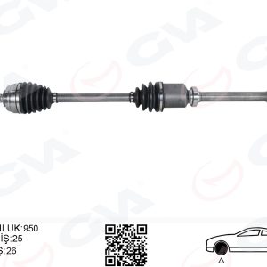 KOMPLE AKS SAĞ DUSTER 10- 1.5 DCI 1.6 16V 5 İLERİ 6 İLERİ