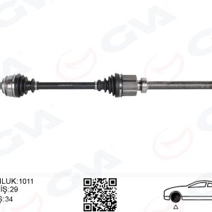 ÖN AKS SAĞ RENAULT KADJAR 1.5 DCI A-T 15- 391000797R