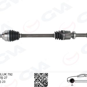 KOMPLE AKS SAG ON RENAULT LAGUNA II BG0/1 1.6i 16v M-T JH3 01-07 8200030619-7711134784-7711135319