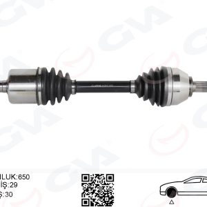 ÖN AKS SOL RENAULT KOLEOS HY 2.0 DCI A-T 08-14