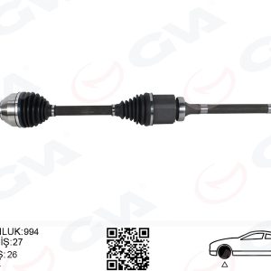 ON AKS KOMPLE SAG KUGA I 08 13 2.0 TDCI