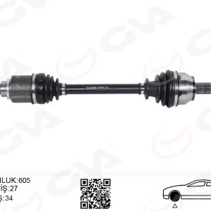 ÖN AKS KOMPLE SOL FORD FOCUS III 1.6 TI 11 17 BENZINLI EV613B437EA-BV613B437BA-2066256
