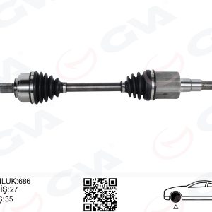 ÖN AKS KOMPLE SOL FORD YENI FOCUS IV 17 SANZ. OTOMATIGI 8 VITES 1.5L DURATORQ-TDCI