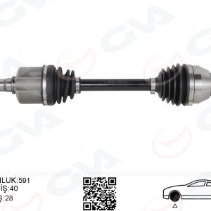 ÖN AKS KOMPLE SOL FORD MONDEO IV 2.0 TDCI 07 14 OTOM. AG913B437JC-1803654-8G913B437BA