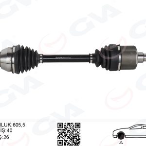 ÖN AKS KOMPLE SOL FORD MONDEO 2.0 TDCI-1.6 TDCI 07 14- GALAXY 2.0 TDCI 07 14 S-MAX2.0 TDCI 07 14 VOLVO S60 II D3-D4-D5 12 15 S80 II 2.5 T -2.0 TDCI