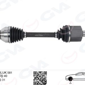 ÖN AKS KOMPLE SOL FORD MONDEO 2.0 TDCI 07 14 OTOM. 7G913B437BE-1788209
