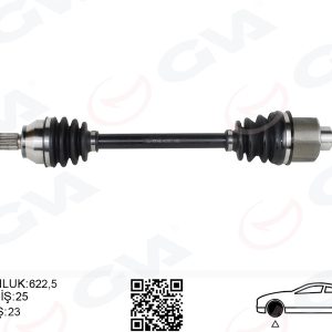 ÖN AKS KOMPLE SOL FORD FIESTA / FUSION 1.4TDCI / 1.6TDCI 02 11 8V513B437AAC-2S613B437AD