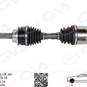 ÖN AKS KOMPLE SOL FORD RANGER 2.5TDCI - 06 12 MAZDA BT2500 06 11 4X4