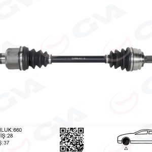 KOMPLE AKS ÖN SOL PSA 3008 1.6 BlueHDI A-T 16-