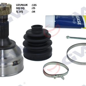 AKS KAFASI DIŞ ÖN PARTNER-BERLINGO 96-08 1.9D 25x34x55.7 134mm