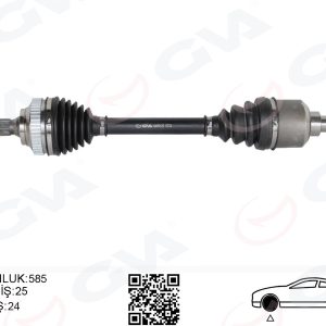 KOMPLE AKS ÖN SOL PSA PARTNER ORTA KASA 1.6 HDI ABSLI 03-08 3272.FG-9642426680