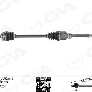KOMPLE AKS SAĞ ON PSA RIFTER 1.5 HDI 19- PARTNER 1.5 HDI 18- BERLINGO 1.5 HDI 18- COMBO 1.5 CDTI 19-