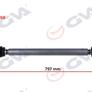 KOMPLE AKS SAĞ GOLF 5/6-A3-LEON-OCTAVIA 1.6 102 hp MAN. 797mm
