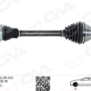 AKS ÖN SOL GOLF PLUS 1.9TDI 05- GOLF V 1.9TDI 03- GOLF VI 2.0TDI 08- TORURAN 1.9TDI 03-