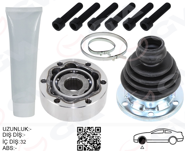 AKS KAFASI İÇ GOLF2-GOLF3-GOLF4-GOLF5-JETTA-PASSAT-A3-TOLEDO-LEON