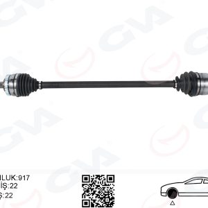 KOMPLE AKS SAĞ OPEL CORSA C 1.2 01-06 29DİŞ 917mm 374372-374800-26076882
