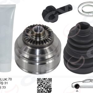 AKS KAFASI ÖN SAĞ/SOL BMW F20 F22 F30 F32 F33 F34 F36 E84 70MM 31607597693-31607605511-31607605512