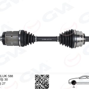 KOMPLE AKS ÖN SOL BMW X5 E53 00 588MM 31607565313-31607505005