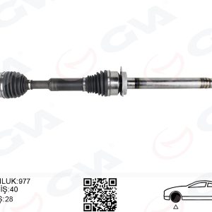 ÖN AKS KOMPLE SAG VOLVO XC60 I 15 17 D3-D4 MANUEL 6 VITES 31325702-36010217
