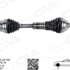 ÖN AKS KOMPLE SOL VOLVO XC90 02 ABS LI