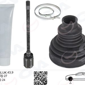 AKS MILI ÖN SAĞ BMW X5 E70 X6 E71 E72 SANZIMAN TARAFI UZUNLUK- 567.5MM