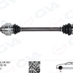 KOMPLE AKS SAĞ/SOL BMW E60 E63 E64 E65 E66 E87 E90 E92 E93 E81 E82 651MM DİŞ 30 7572683-7572432-7561790-7572430