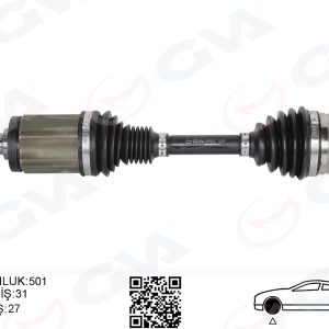 KOMPLE AKS ÖN SOL BMW X1 E84 09 15 501MM 31607605511