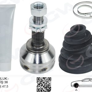 AKS KAFASI DIŞ SAĞ - SOL QASHQAI J10 KASA 1.5 DCI - 1.6 BENZ. 07-13