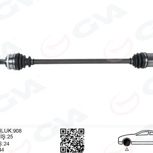 KOMPLE AKS SAĞ NISSAN ALMERA 1.5L QG15DE N16 02- ABS Lİ
