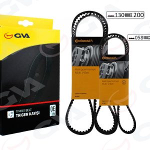 TRİGER KAYIŞI SETLİ 130x200 058x170 VW BORA GOLF IV-V-PLUS POLO 1.4-1.6 16V 536023310 536022810 036109119P-036109119Q