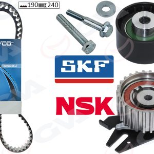 EKSANTRİK GERGİ KİTİ 190x240 BRAVO 96 DOBLO 01 MAREA 99-02 1.9JTD KTB458 KTB818 BEYAZ TEFLONLU