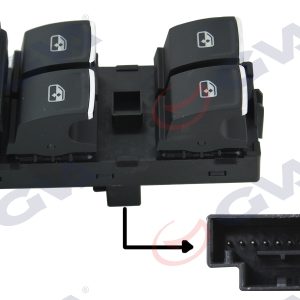 CAM AÇMA ANAHTARI VWAG GOLF7-LEON DÖRTLÜ-NİKELAJLI