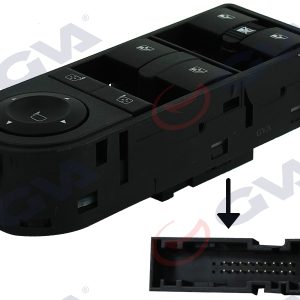 CAM AÇMA KAPAMA ANAHTARI SOL ASTRA H-ZAFİRA B DÖRTLÜ ÇERÇEVELİ DİKİZ AYNA KONT.